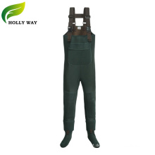 Dunkelgrüner Neopren -Wader